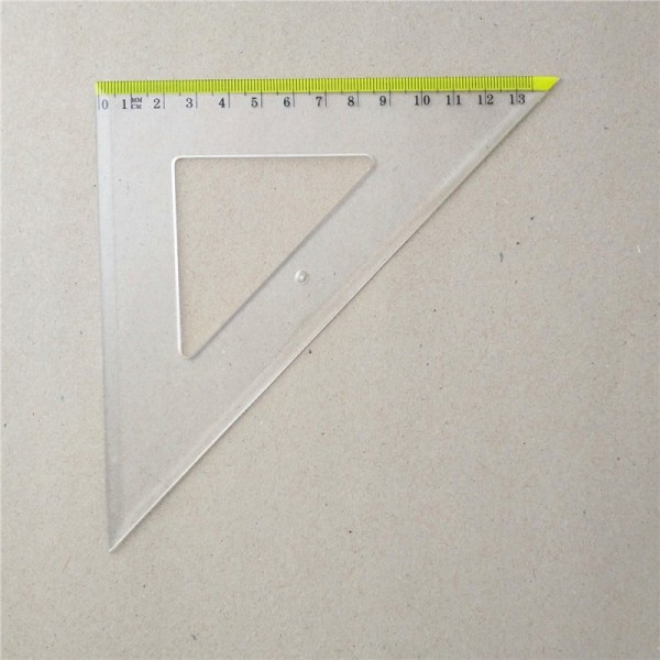 two color print plastic hot selling wholesale 30cm ruler set
