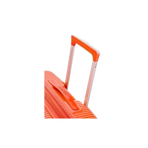 Aluminum Trolley TSA Lock 210D Polyester ABS Hard Luggage