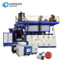 Machine de moulage par soufflage à l'extrusion de 500 l à 1000 l en plastique bleu foncé Ibc