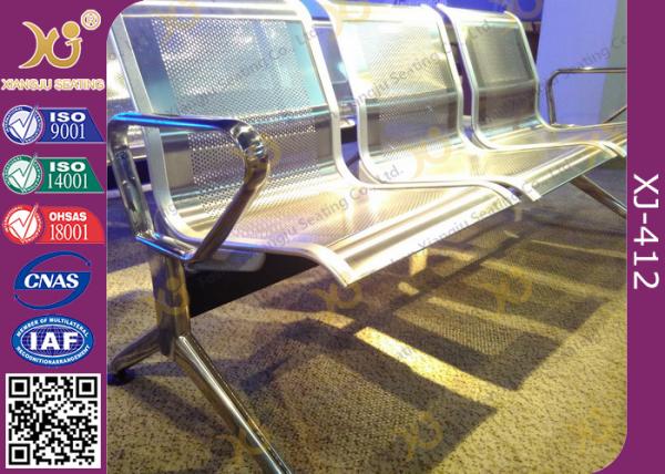 Middle Armrests Available Waiting Area Furniture Bank Chairs Solid Aluminum Arms & Legs