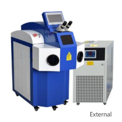 Máquina de solda a laser de tela LED Tipo externo para jóias de ouro