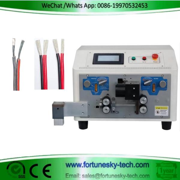 Automatic Double Parallel Wire Cutting Stripping Splitting Machine