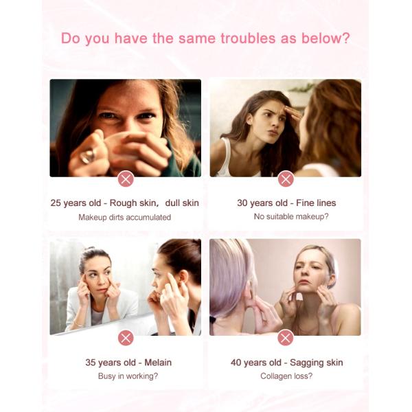 Pele facial infravermelha elétrica do Massager da beleza do fotão do Ems que aperta a máquina