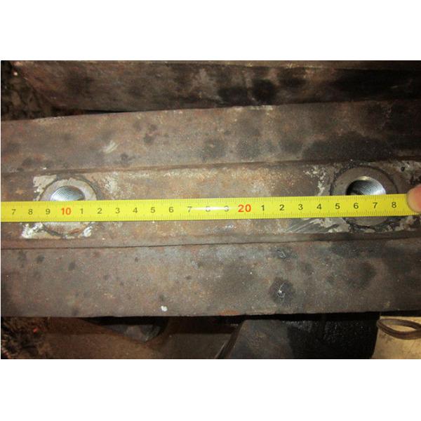 Jaw Plates Steel Spare Crusher Wear Parts With HRc50 For Jaw Crushers DF011