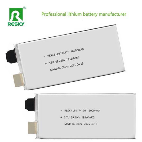 Rechargeable RC Lithium Polymer Battery 3.7V 16000mAh with 5C Discharge Rate for Drones and Boats