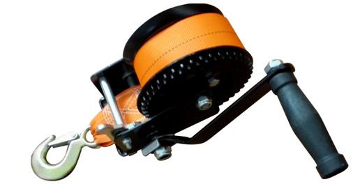 Single Speed 1000 Lb Manual Hand Winch , Carbon Steel Structure Portable Manual Winch