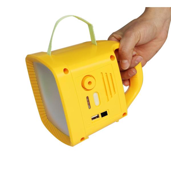 100% ABS Solar Power LED Lantern 4400mAh Solar Powered Reading Lamp