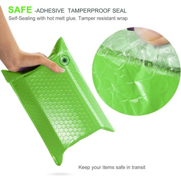 GDCX Green Plymor Mail Red Bubble Mail Bubble Mailer Bag Shipping Plastic Bubble Mailer Envelope Padded Envelope Postal Packages