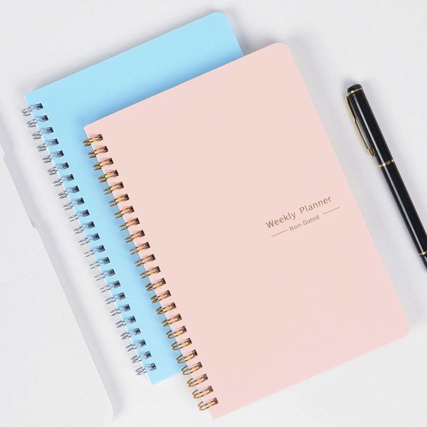 Customizable Journal Planner Spiral Note Book Printing A5 A6 B5 Agenda Diary Softcover Spiral Notebook Printing