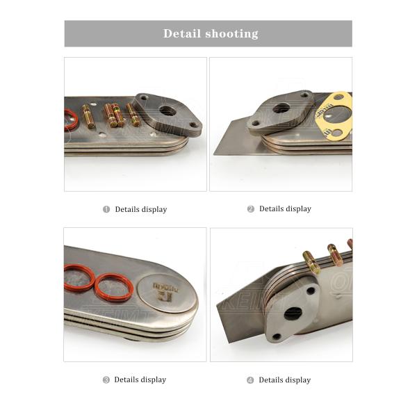 Горячий радиатор 8-97027982-0 8-94438354-1 маслянного охладителя ядра маслянного охладителя двигателя 4BD1 экскаватора продажи