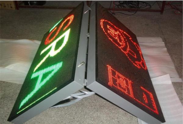 P8 Street Advertising Signs , Board Front Open Double Sided LED Display