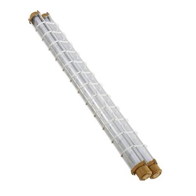 O dispositivo elétrico de luz à prova de explosões do diodo emissor de luz de WF2 50W para o calor do posto de gasolina do óleo impermeabiliza a luz à prova de explosões marinha do tubo da luz do trabalho