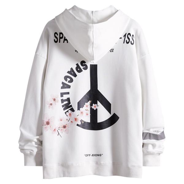 BEIANJI S 3XL Спортивная толстовка с цветочным принтом для бега, оверсайз