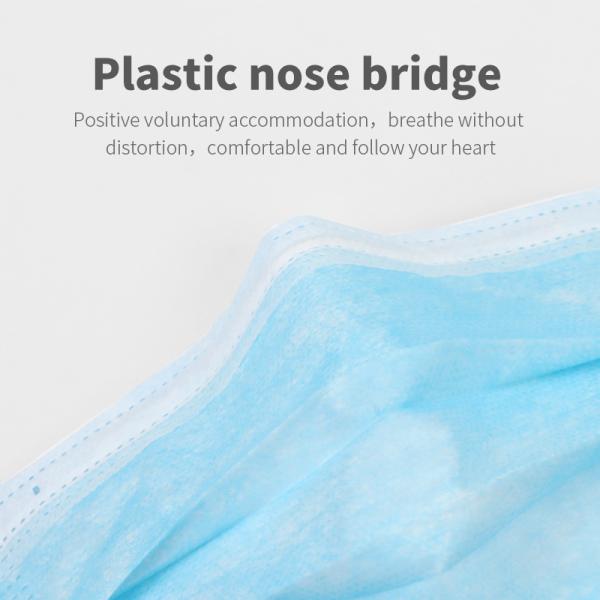 N95 3 Ply Disposable Face Mask Dust Protection Mask For Personal Protection