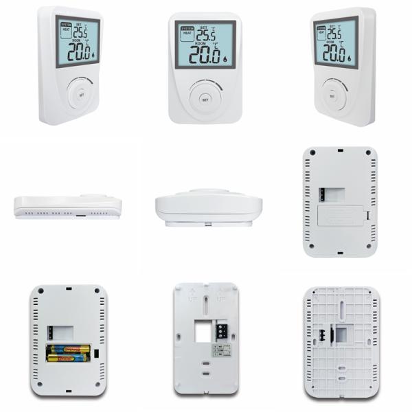 Riseem CE Белый ABS + PC Газовый котёл и электрический отопительный зал Непрограммируемый термостат для домашнего хозяйства