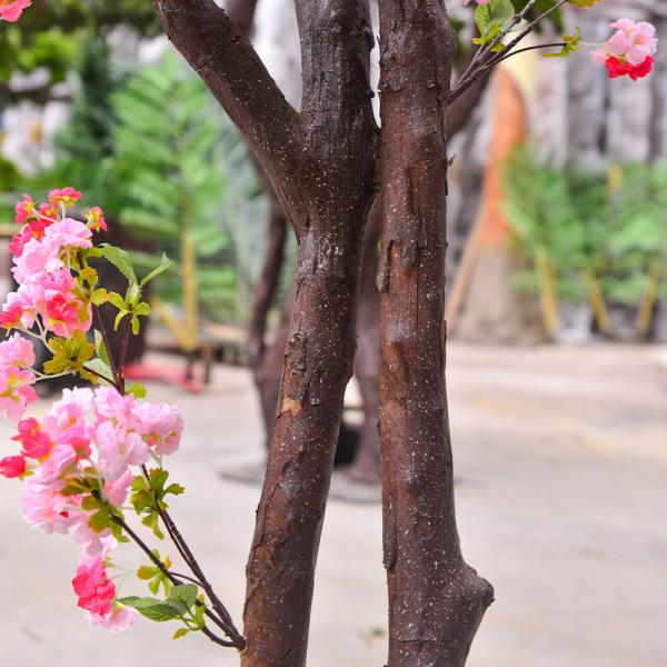 250cm Plastic Artificial Cherry Blossom Tree Decoration Plant For Reception Center