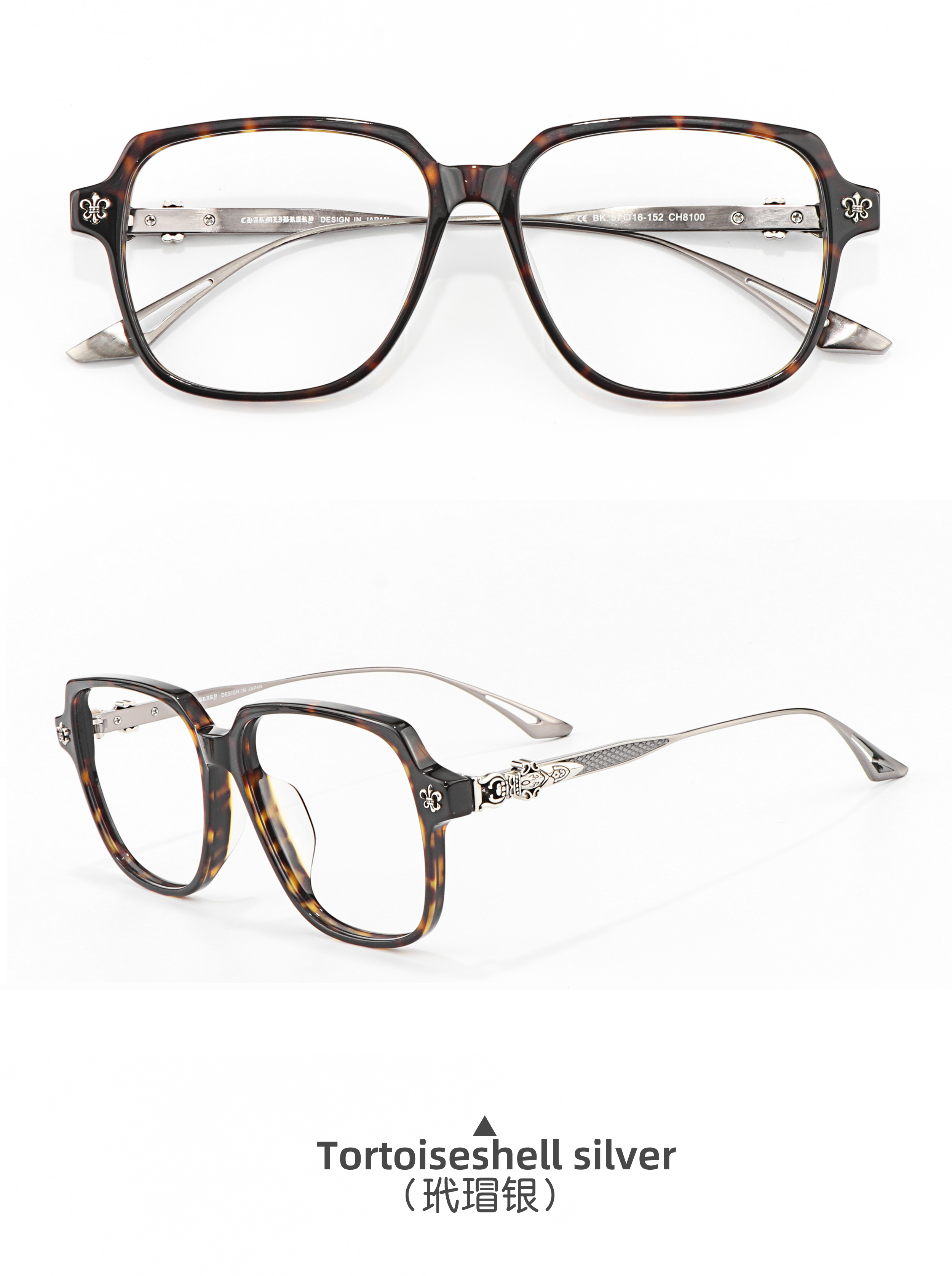 Beautiful Trend Designer Glasses Famous Brands Men Acetate Luxury Brand Optical Prescription Long-distance Multifocal Glasses