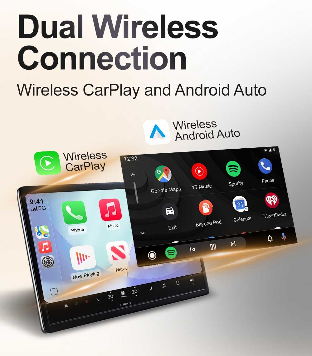 Carplay Android Box for EV Cars  Upgrade to Android System and Wireless Carplay Android Auto Through Browser