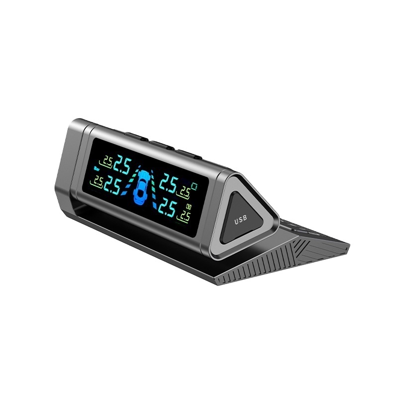 New JYS S10 Universal Car Tire Pressure Monitor TPMS with External Wireless Solar Sensor 5V 1Y Warranty 3 in CN;GUA