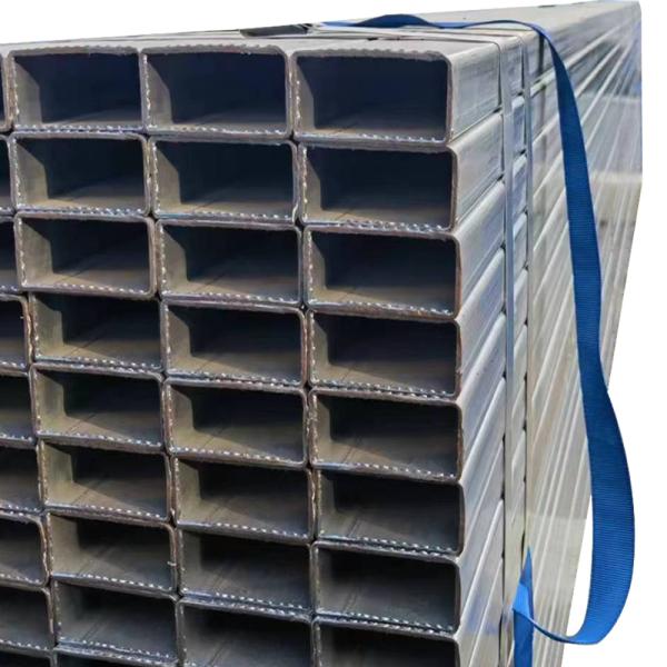 Galvanized Steel Tube with Schedule 40 Rectangular Shape and 12M Length ±1% Tolerance
