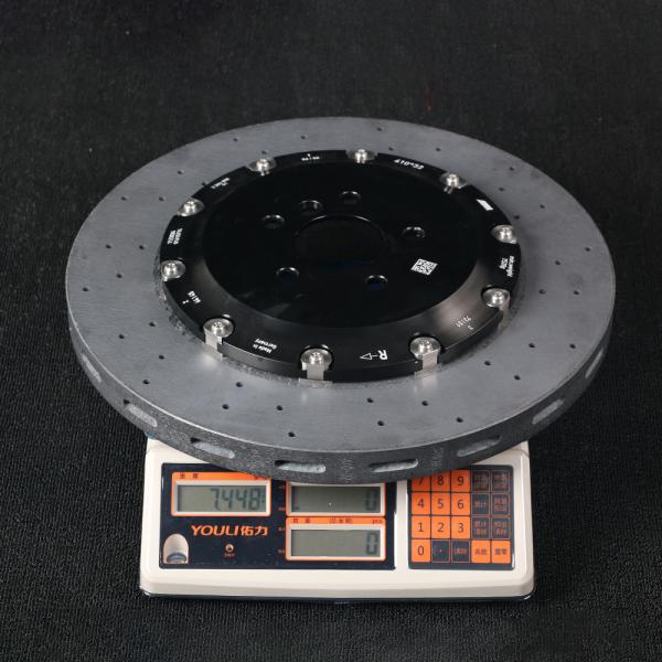Heur Ceramic Carbon Brake Rotors For Tesla Model S Y 3 Refit 410*32*80mm F Set