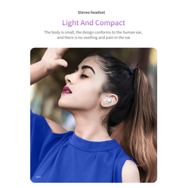 True Wireless In Ear Sports Earphone for Business Running Meeting 6983D Chipset Model