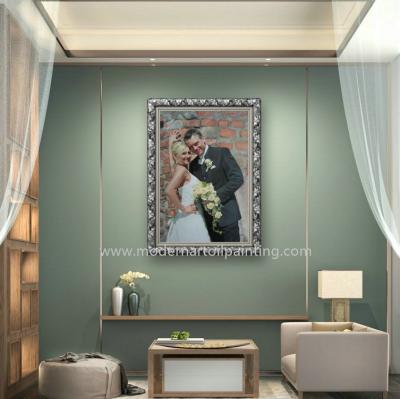 100% Hand Painted Custom Oil Painting Portraits Home Decor