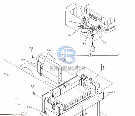 Máquina escavadora Switch Electrical Parts YN50S00047P1 de SK330-8 SK350LC-8
