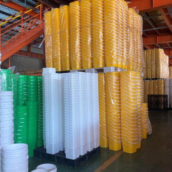 Круглый 1L 2L 3L 4L 5L чёрный или белый пластиковый ведро толщиной крышки от 1,0 до 2,5 мм