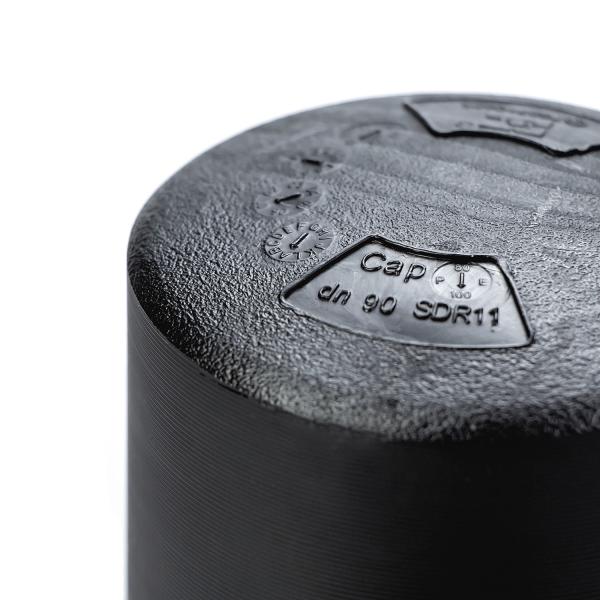 Corrosion Resistant EN 12201 HDPE End Caps For Sewerage Treatment