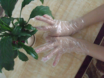 перчатки качества еды Hdpe кухни 0.6/Pc устранимые для варить