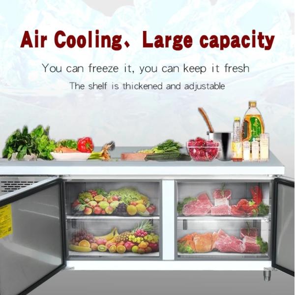 Table de travail réfrigérateur chambre froide réfrigérateur banc de travail congélateur