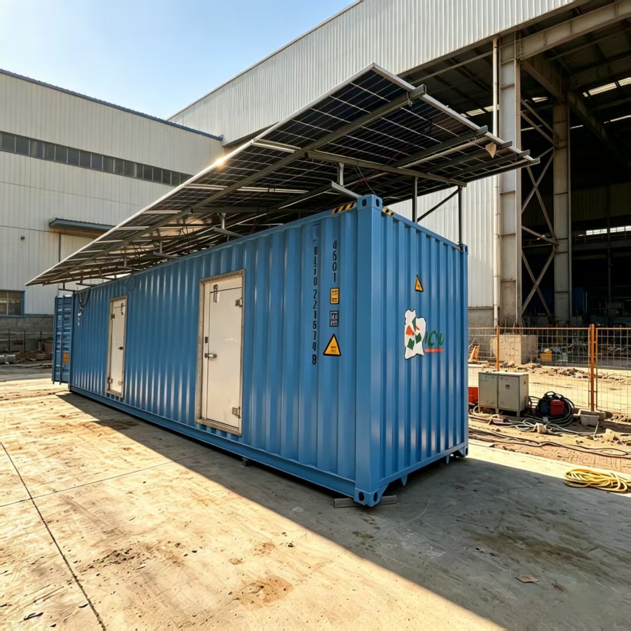 Solar Powered Cold Room with Customized Shelf Systems for Dual-Temperature Control