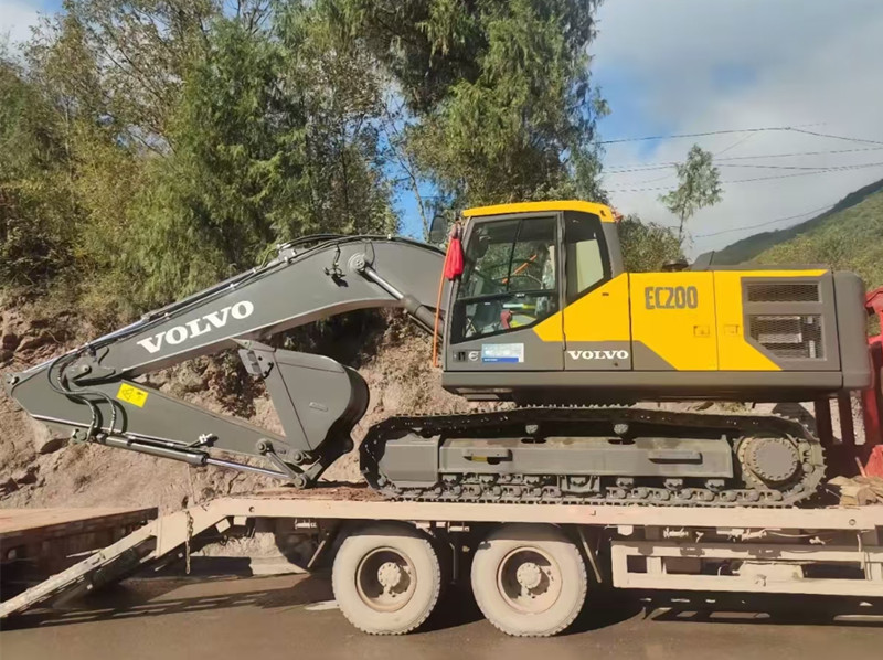 Подержанный Volvo EC200D Ming Digger Crawler Excavator Подержанный 20тонный экскаватор