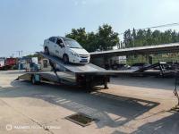 Flatbed 4 Car Carrier Trailers For Single-Axle Pickup Truck Transport Semi-Trailer