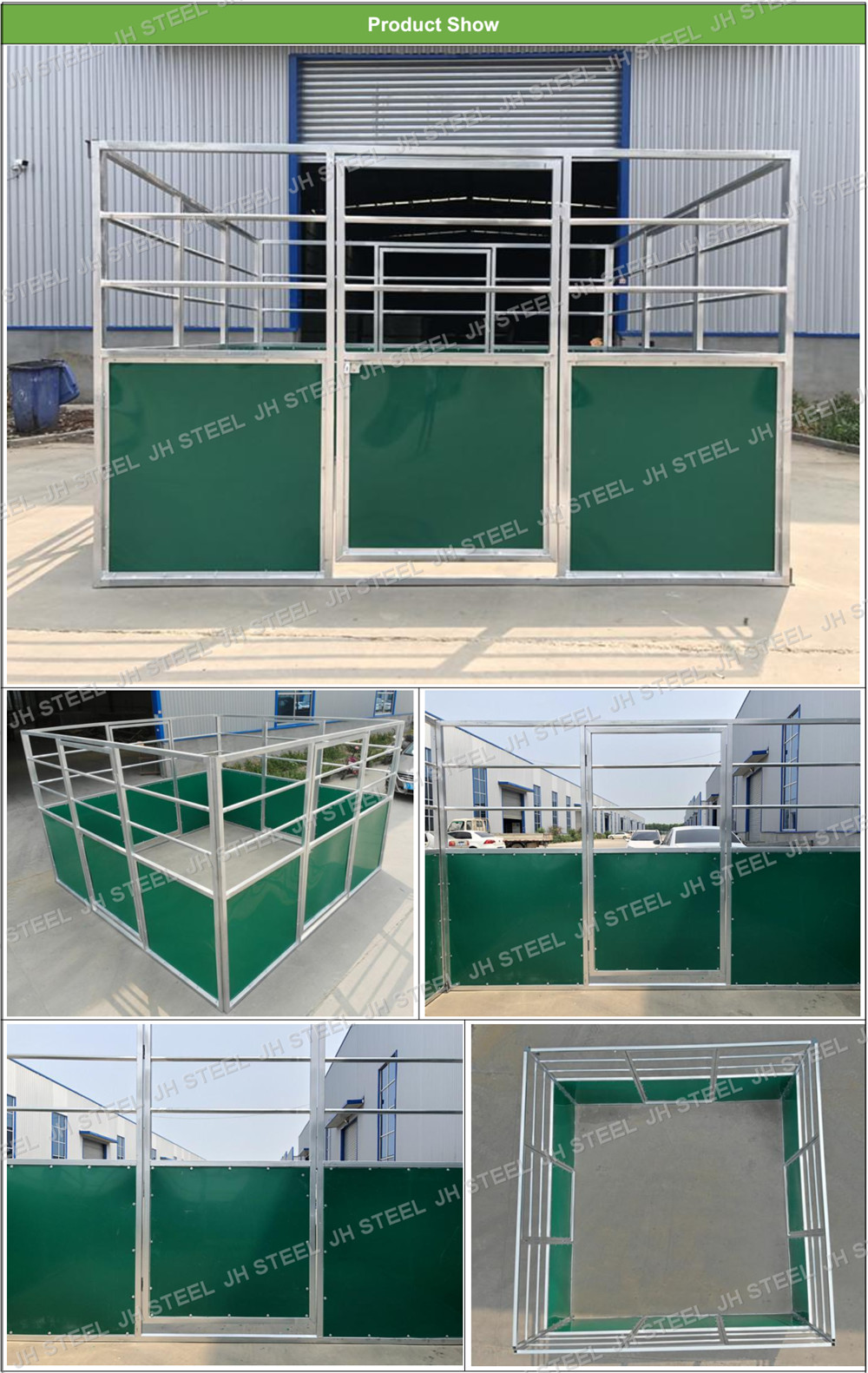 Миниатюризированный материал портативного Hdpe конюшен лошади трудный пластиковый временный