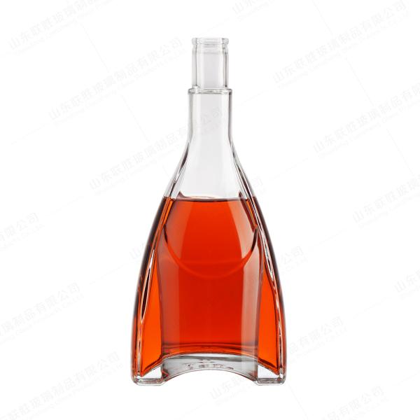 Glass Liquor Bottle with Cork 750ml 500ml 375ml 200ml 100ml Vodka Spirit Gin Rum