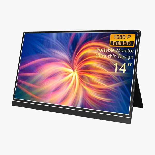 Micro USB Port Ultra Light 14 Portable Extended Monitor For Smartphone