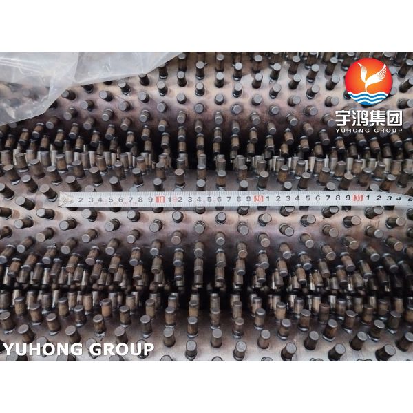 ASTM A335 P5 Alloy Steel Studded Tube for Furnance and Air Cooler