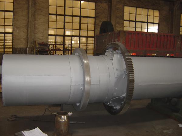 Máquina do secador do ar quente de pó de metal da série de HYG, secador de cilindro giratório