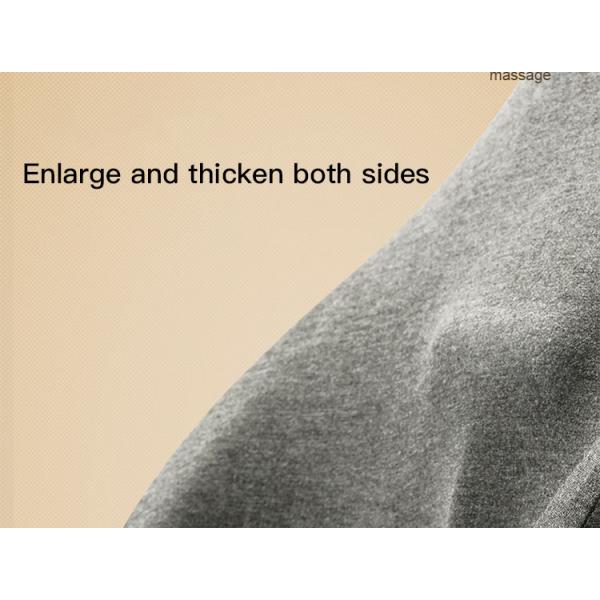 Ergonomic Office Seat Back Support Massage Pillow Knitted and Multi Kinetic Electric