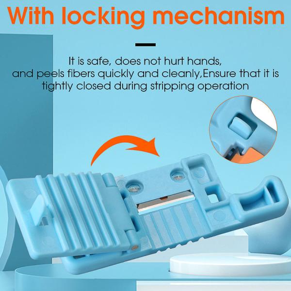 FONGKO FTTH Mid Span Access Tool AUA-05 Longitudinal Fiber Optic Cable Stripper