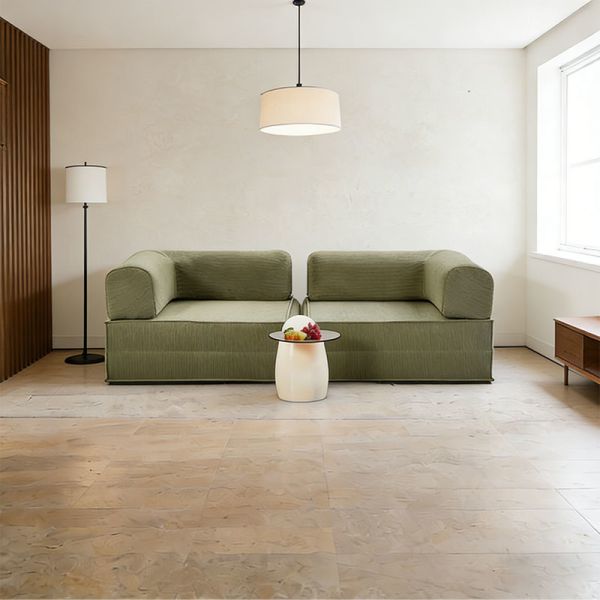 Vacuum Compressed Sofa Bed In Box Modular Sponge Filling Unpacking Friendly Apartment Living Furniture