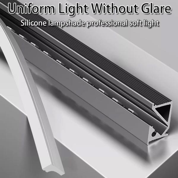COB LED Light Strip with Dual-Color Temperature Adjustment Tri-Color Stepless Dimming and 24V Low-Voltage Power Supply
