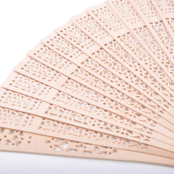 Bamboo gravado com logotipo de mão Saco de presente de ventoinha Festa de casamento favores de casamento promoção de retorno presente de mão de bambu Ventola