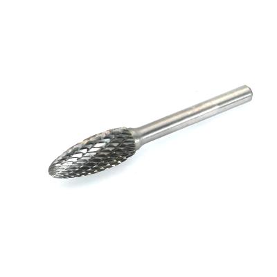 Solide carbide burr shape H