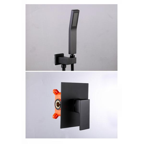 ISO Electroplating Concealed Valve Showers Pressurized Spray Head Copper Valve