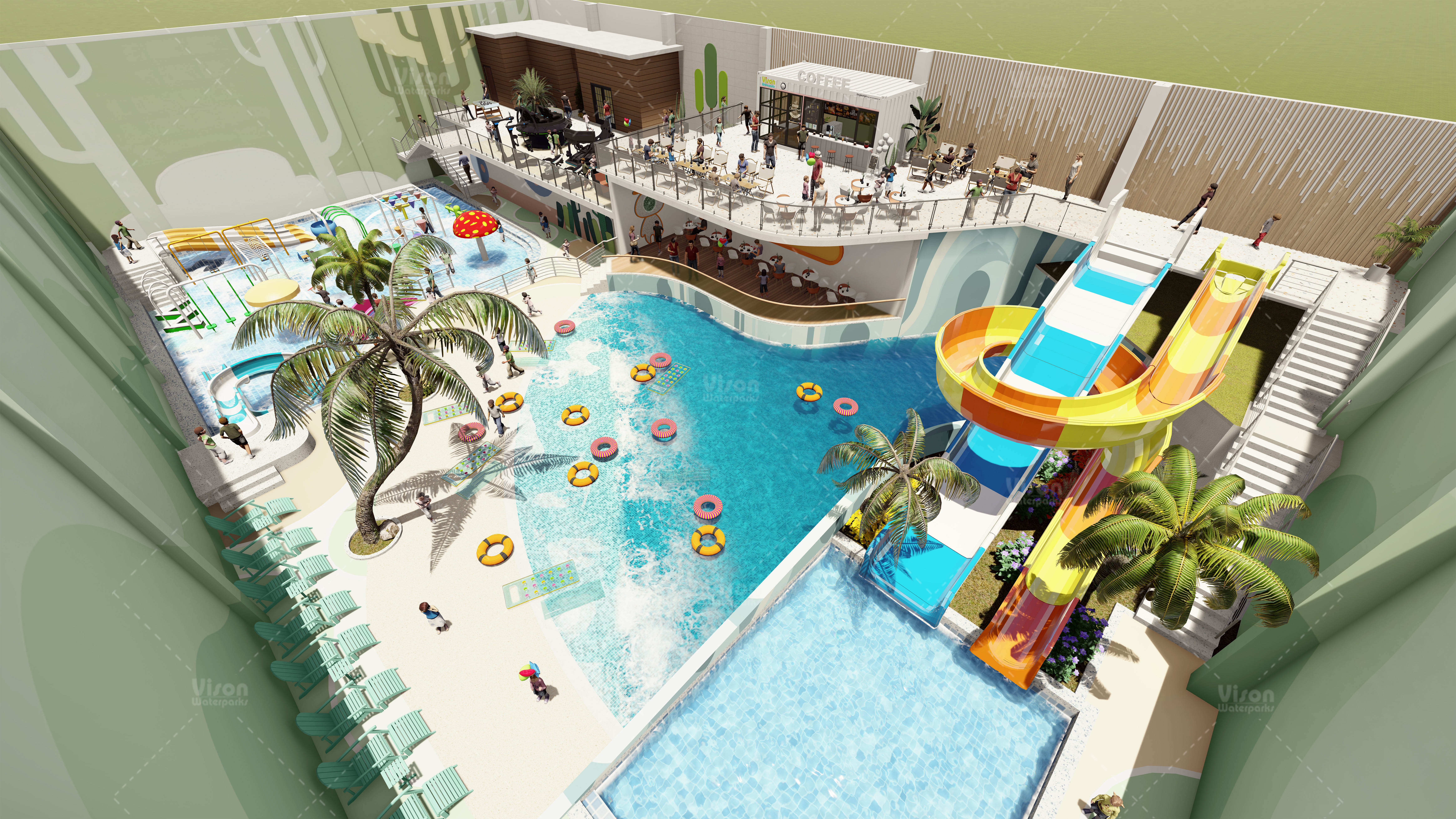 Games World Water — Indoor Water Park Project in Sharjah, UAE | Vison Waterparks