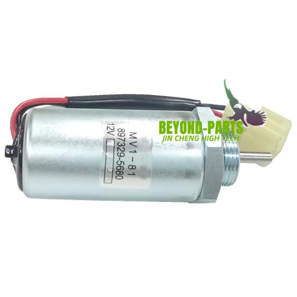 Hitachi Excavator Spare Parts 12V Engine Stop Solenoid Valve Coil 897329-5680 8-97329568-0