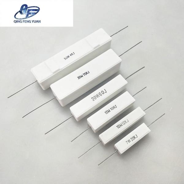 Original SQP Shenzhen High Power Wirewound RX27 Resistor 5W 10W 20W 100W 47 50 100 ohm Ceramic Cement Resistor